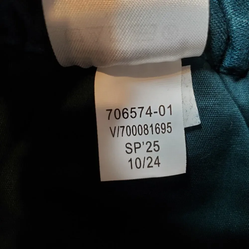 Banana Republic Women Size S NWT Tapered Linen-Blend Pant Green 706574